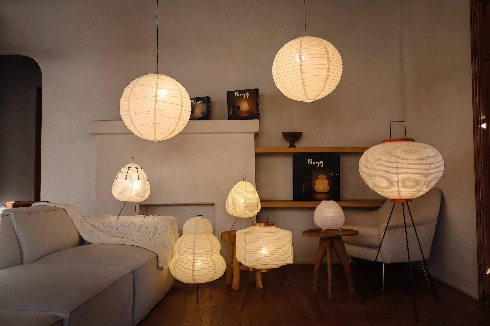 Nogy Asian - Japanese Floor Lamp - Square - NOGY