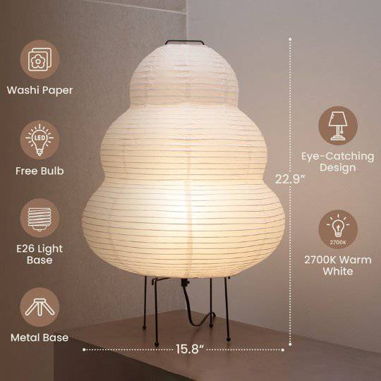 NOGY Dimmable Akari Floor Paper Lamp