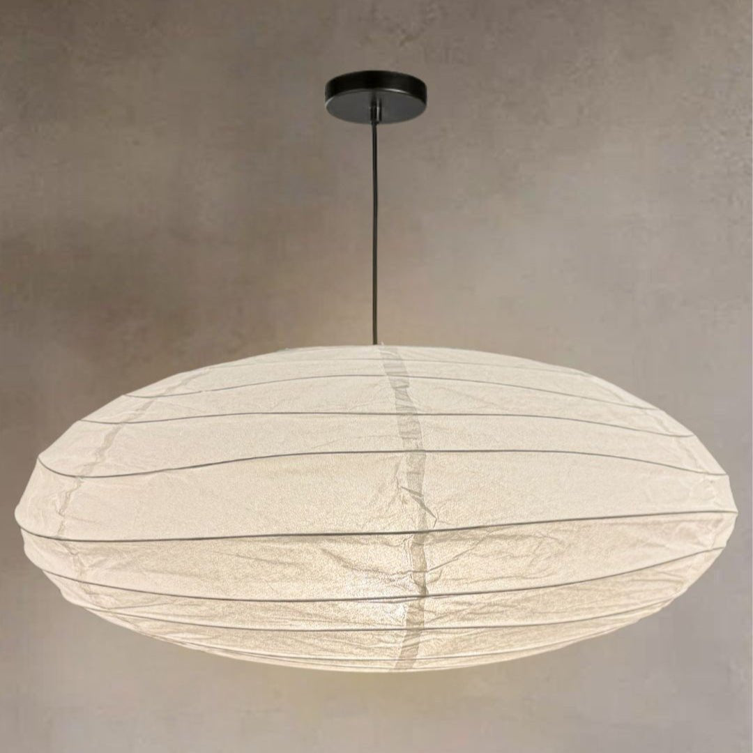 NOGY Paper Lantern ( No Bulb INCLUDED) • Japanese Pendant Lamp • Ceiling Paper Lamp Shade • White Paper Lantern (Ceiling) - NOGY