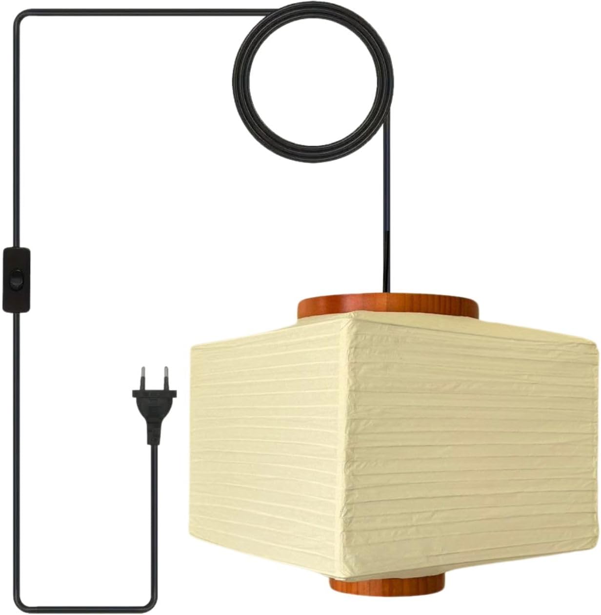 Paper Lamp Shade Rectangular - Perfect for Home Decor, Easy Installation