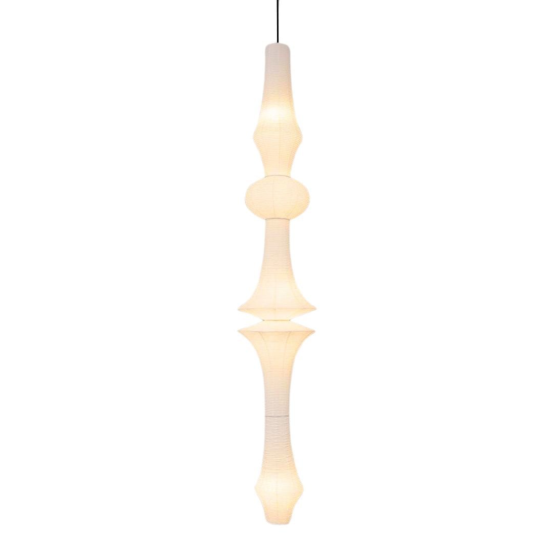 Rice Paper Pendant Light, Unique Pendant, Beige Paper Ceiling - NOGY